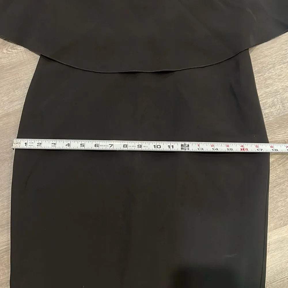 Black Strapless Cocktail Dress by With Popover Bodice Socialite Size M - Picture 8 of 11